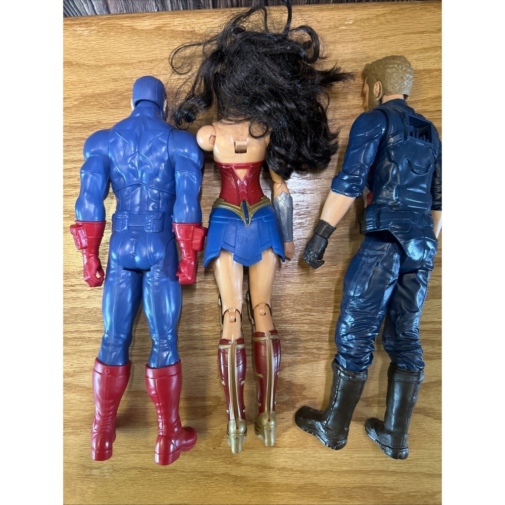 Lot of Three Marvel Action Figures  12" Toys As-Is - Picture 2 of 2
